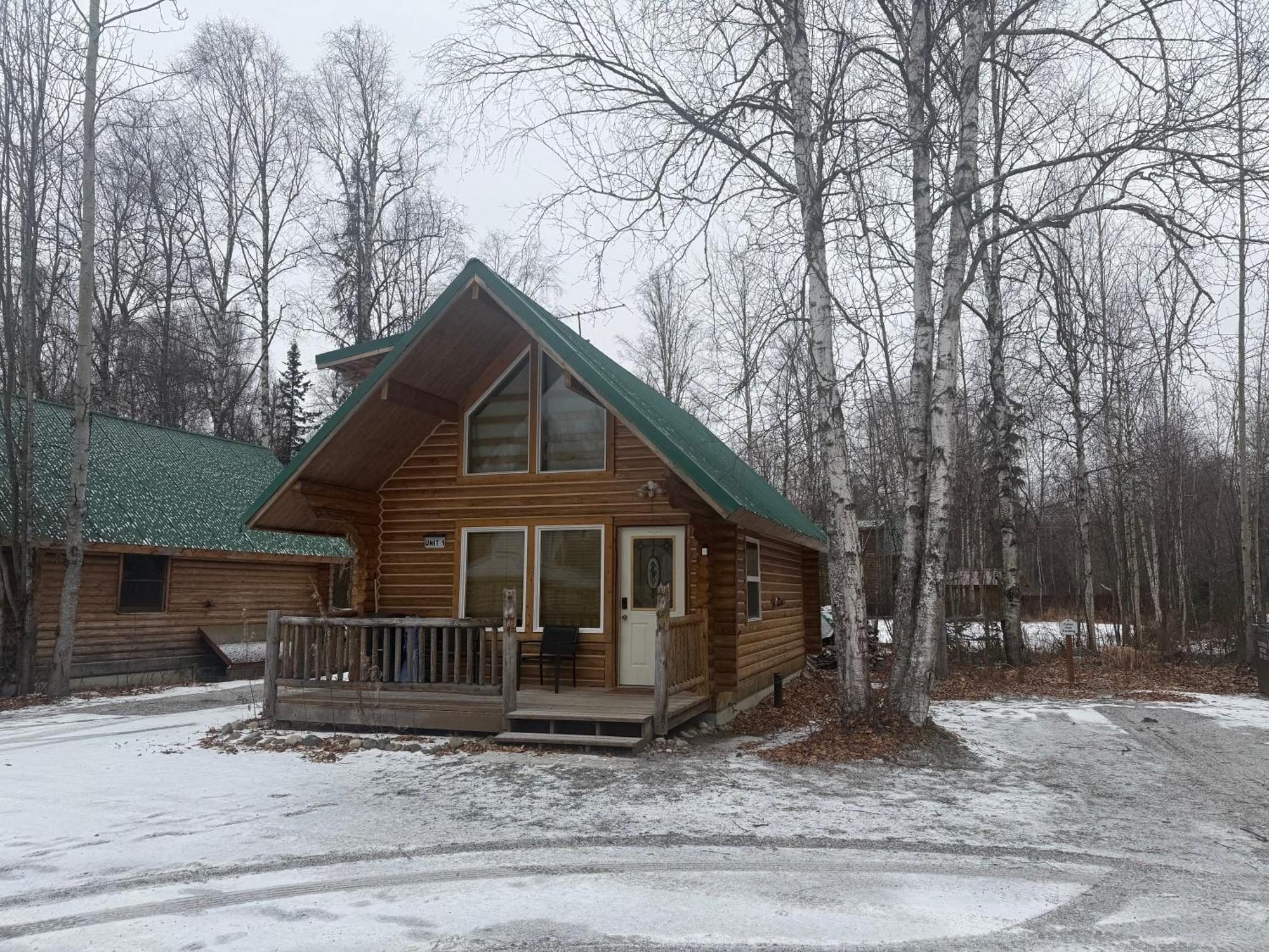 Talkeetna Log Cabin With Hot Tub Unit 1 Exterior foto
